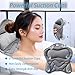 Vezyturly Bath Pillows for Head,Neck,Shoulder and Back Support,Tub SPA Relaxing Ergonomics Air Mesh Fabric Bathtub Pillow with 6 Strong Non-Slip Suction Cups (Gray)