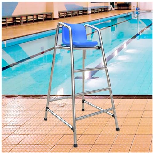 Silla salvavidas para piscina con estructura metálica estable