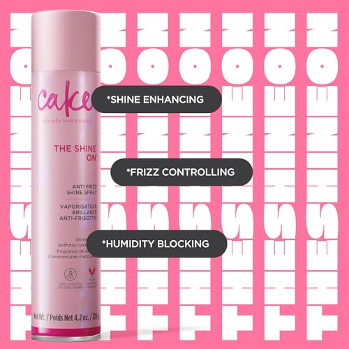 Cake Beauty Anti Frizz Shine Spray, The Shine On - Blocks Humidity For Smooth, Frizz Free, Shiny Hair thumb #5