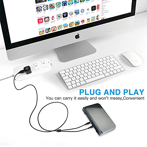 Image of Xahpower 2Pack 2 in 1 USB Charger Cable Cord for Nintendo DS Lite, New 3DS(XL /LL), New 3DS, 3DS(XL /LL), 3DS, New 2DS(XL /LL), 2DS, DSi(XL /LL), DSi