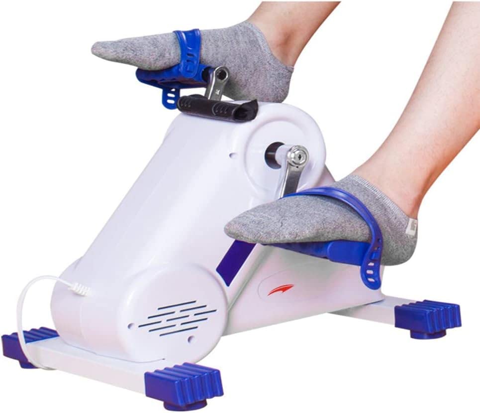 Bicicleta estática reclinada, equipo de fitness para el hogar, mini bicicleta estática plegable para uso doméstico cómodo