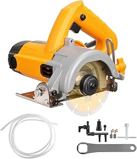 Hoteche 4-3/8-Inch Dry/Wet Masonry&Tile Saw 1300W Electric Cutter for Stone, Ceramic and Marble Cutting(Tool