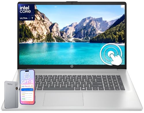 Laptop HP 17 pulgadas, Intel Core Ultra 7 255U, 16GB DDR5, 1TB SSD miniatura 1