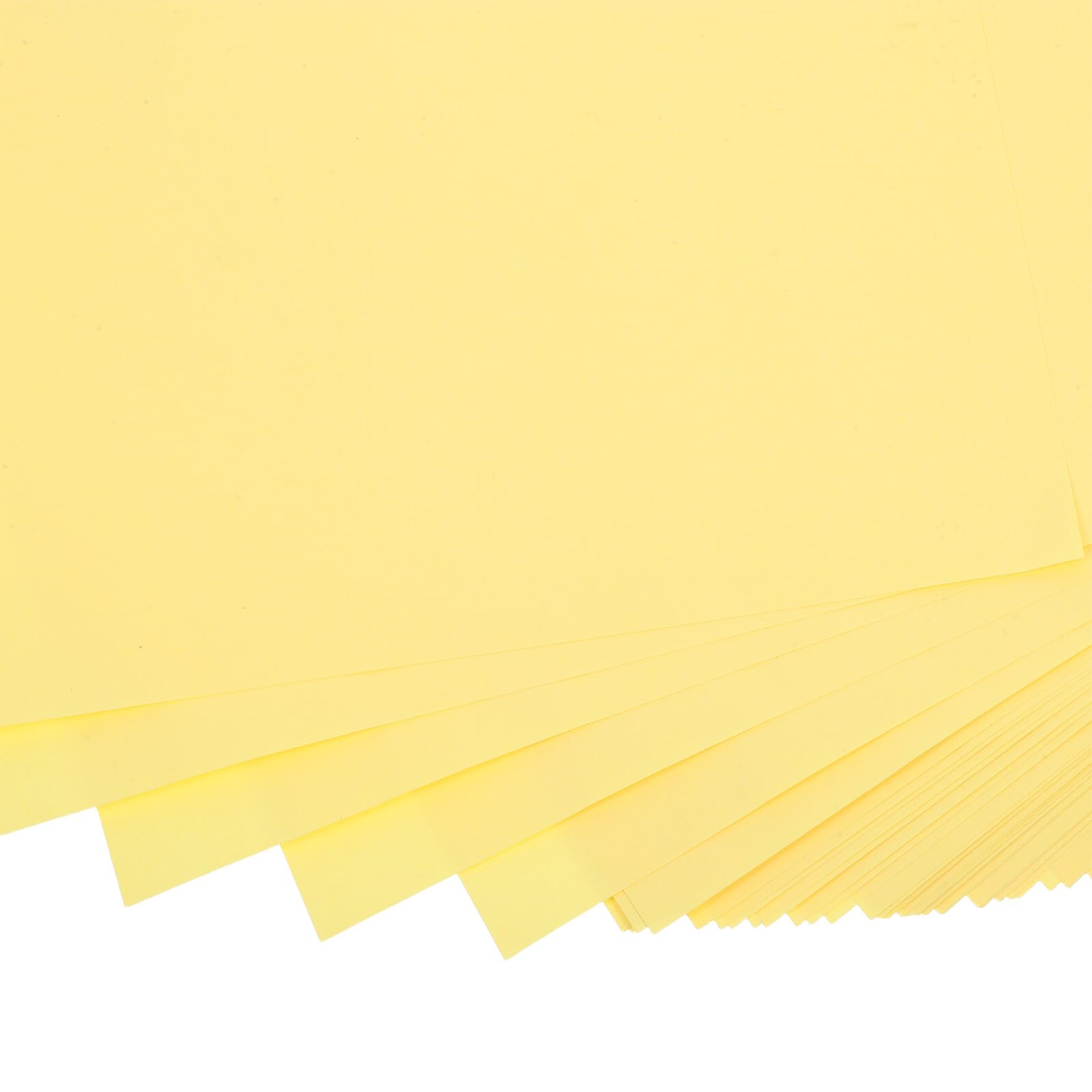 200 pezzi Carta per Stampante Gialla Chiara Confezione da Carta Colorata Liscia per Stampe Nitide per Documenti Ufficio Contratti e Progetti