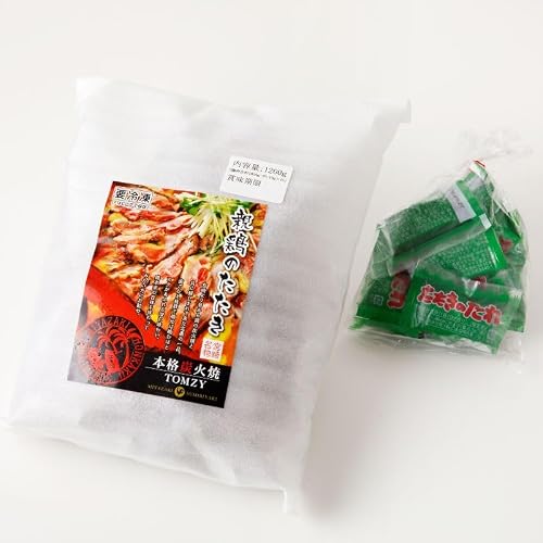 TOMZY 親鶏ももタタキ 炭火焼1.05kg(特製タレ付き) たたき 鶏のたたき 鶏肉 肉 お肉 鶏たたき 鶏刺したたき モモ肉 おつまみ つまみ 簡単調理 時短調理
