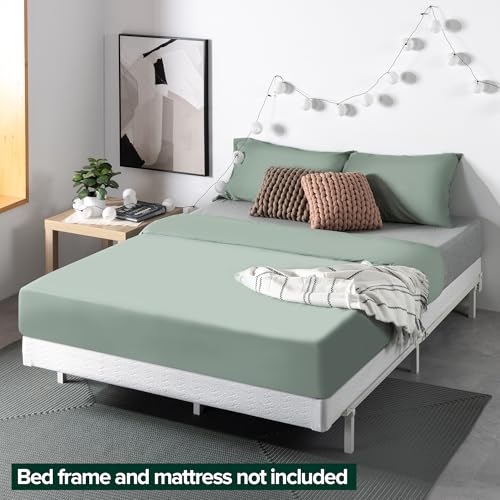 Zinus King Size Box Spring – 5 Inch Low Profile Metal Smart Box Spring, Mattress Foundation, Strong Metal Frame, Tool-Free Locking Brackets for Easy Assembly, 5 Year Warranty, King Size, White by Zinus - Image 2