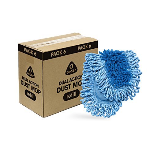 O-Cedar Dual-Action Dust Mop Refill (Pack of 6)