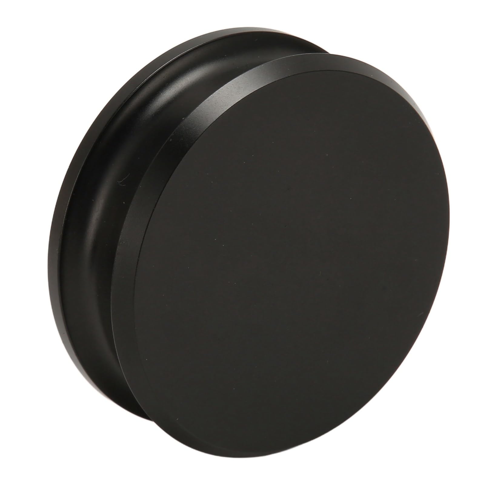 Wakects Morsetti per Pesi per Giradischi, Stabilizzatore di Peso per Giradischi HiFi Professionale in Lega di Alluminio Durevole con Taglio Preciso CNC per a Trazione Diretta (BLACK)