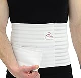 ITA-MED Men's Breathable Elastic Abdominal Binder, 9 Inches Wide