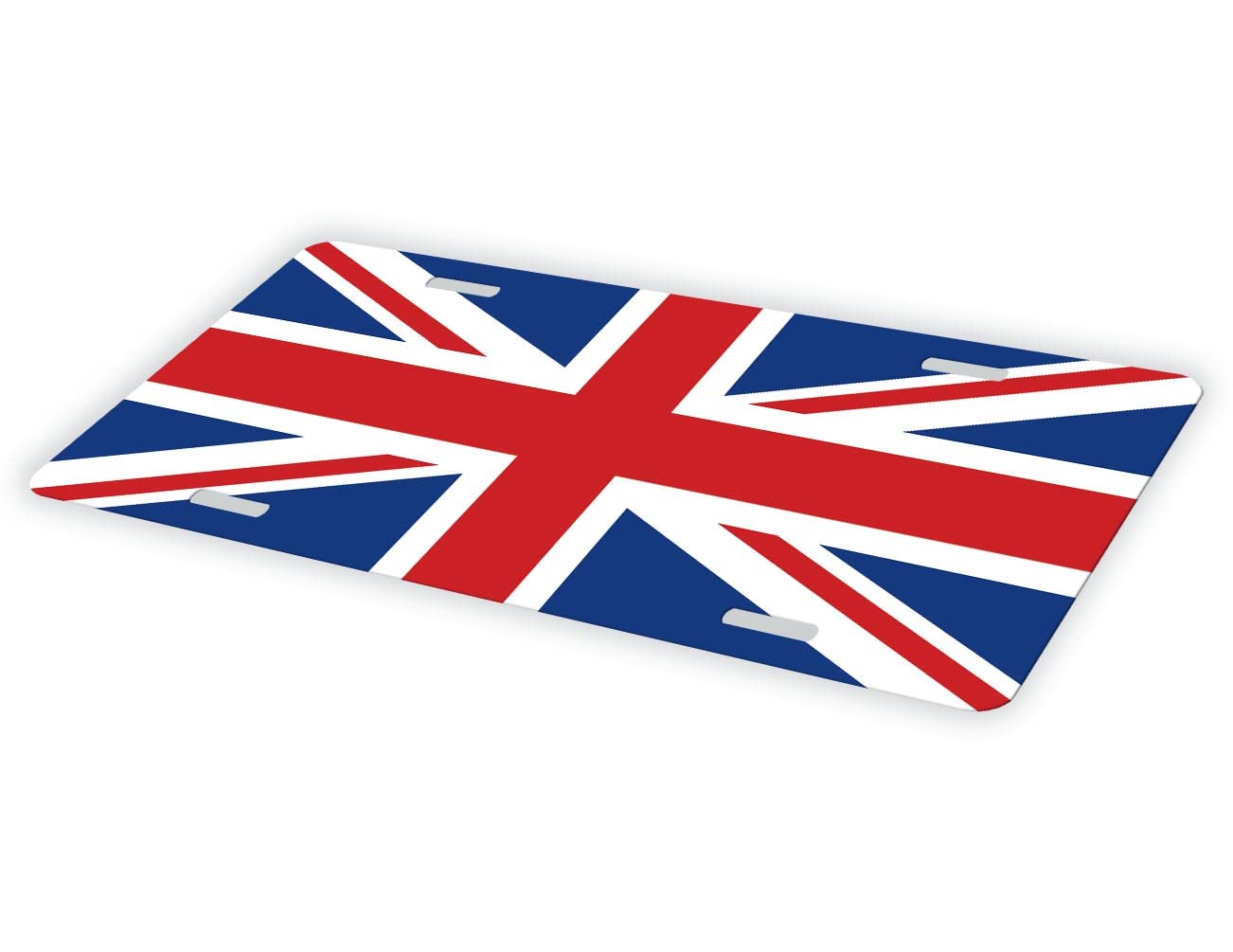 Lionheart Designs International - United Kingdom Aluminum License Plate - Worldw