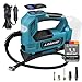 LADAMI Akku-Kompressor für Makita 18V,Akku Luftpumpe bis150 PSI mit LED-Licht & Autostopp,Tragbare Luftpumpe mit Digitales Manometer,Elektrischer Luftkompressor für Auto, Motorrad,Fahrrad,Sportbälle
