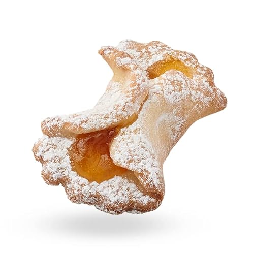 Cannoletti à l'orange, de Sicile délicieuse fragile avec replein à l'orange sicilienne (400). RAREZZ : cannoli, pâte d'amandes, cassées, de pâtisserie artisanal sicilien Cover