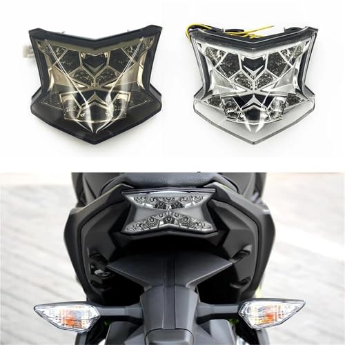 Feu arrière de moto LED avec clignotants pour Kawasaki Z900 et Ninja 650 - 4