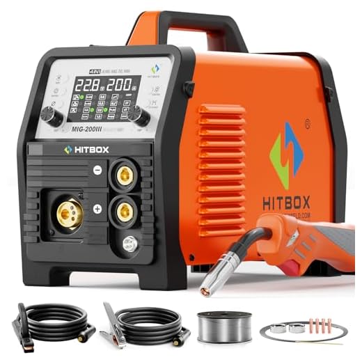 HITBOX MIG Welder 200Amp 7-in-1