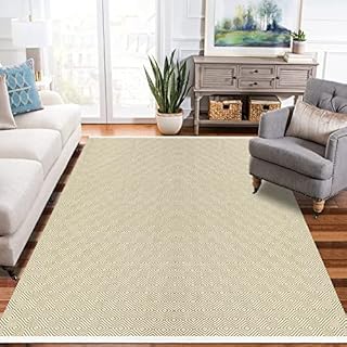 Pauwer Cotton Area Carpet Rug 120x180cm Machine Washable Reversible Indoor Area Rug Hand Woven Floor Area Rugs for Living Room Bedroom