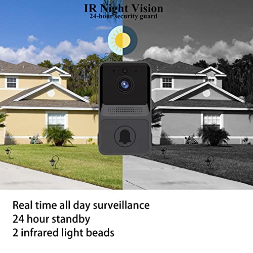 Digital Door Viewer, Smart Doorbell Camera 480P 800mah Rechargeable Security Camera Doorbell - Image 4