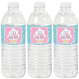 Big Dot of Happiness Scoop Up the Fun - Ice Cream - Sprinkles Party Water Bottle Sticker Labels - Set of 20