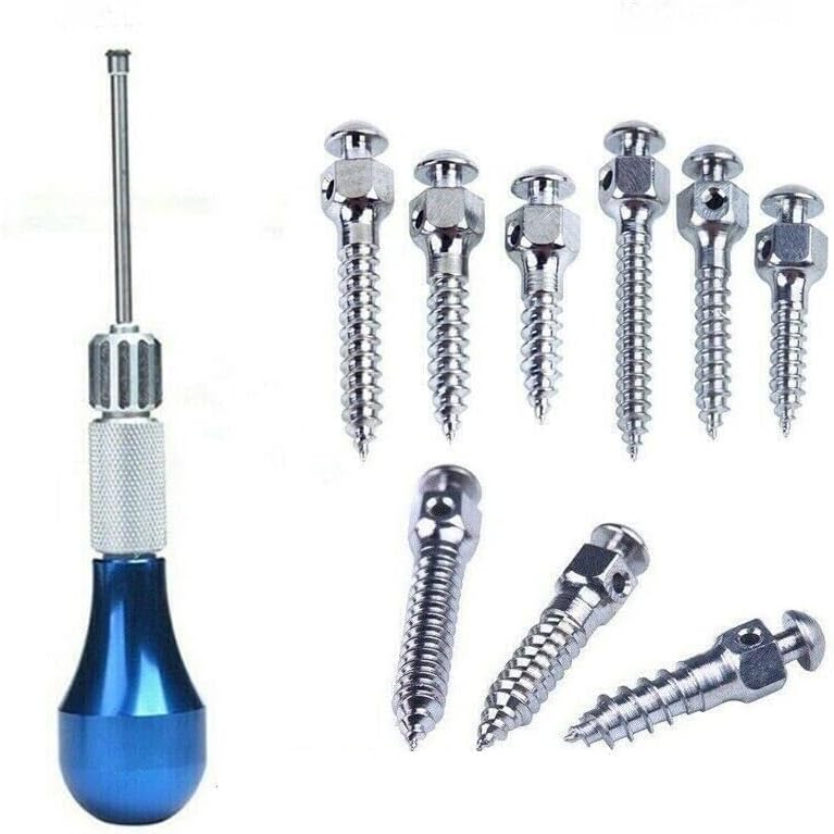 10Pcs Orthodontic Mini Implants Micro Screw +1Pc Screwdriver Tool Stainless Materials