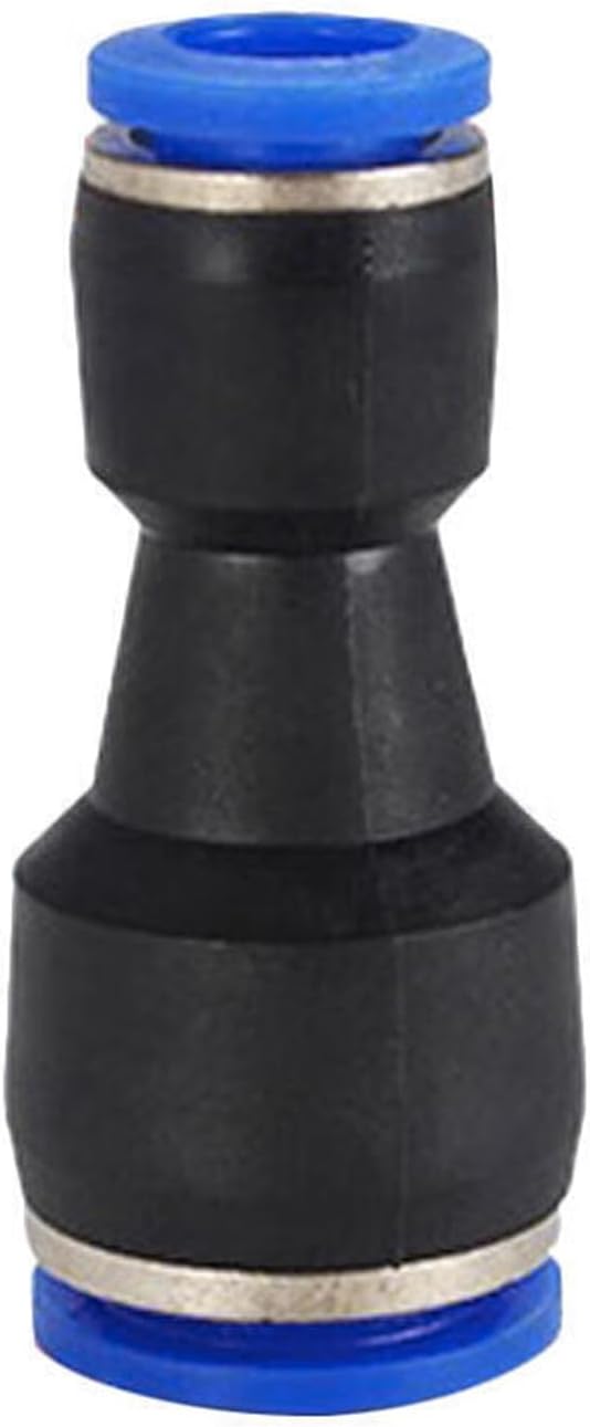 4pcs PG reducer straight quick-connect connector; blue and black PG16-12