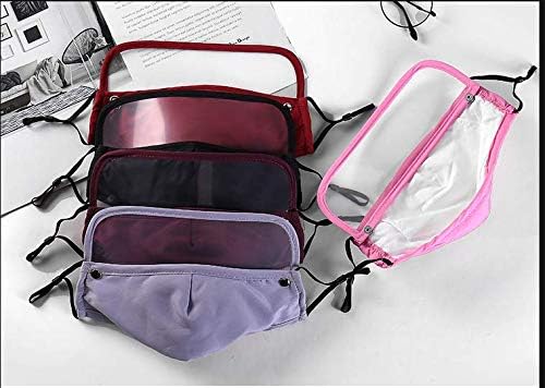 6 Pack Protective Covers with 20 Cotton Filter Sheet,Washable Reusable Protection Cover with Breathing Valve
