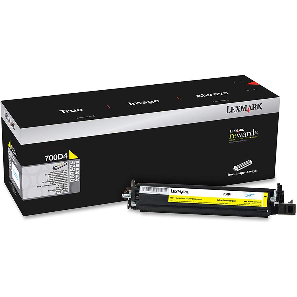 LexmarkDaveloper Unit, Yellow, Sold as 1 Each, LEX 70C0D40