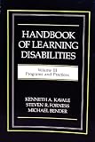 Handbook of Learning Disabilities: Programs and Practices