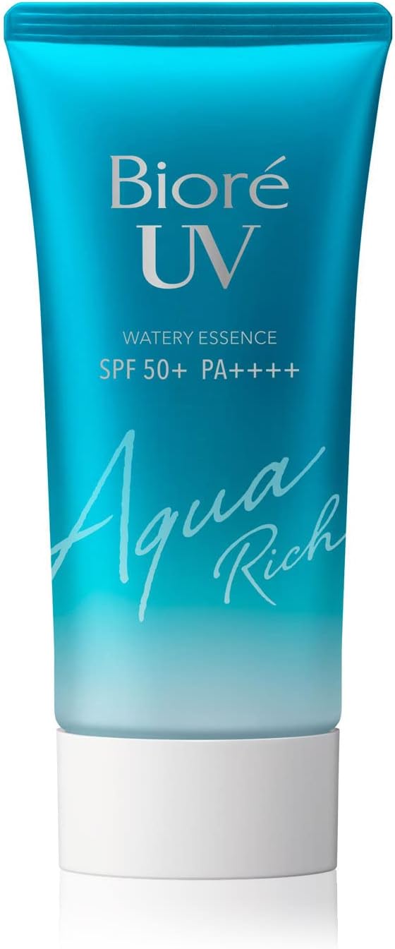 Biore Kao Japan Aqua Rich Watery Essence Sunblock Sunscreen Sun Cream Ametsus SPF 50+ PA++++ UVA Protection