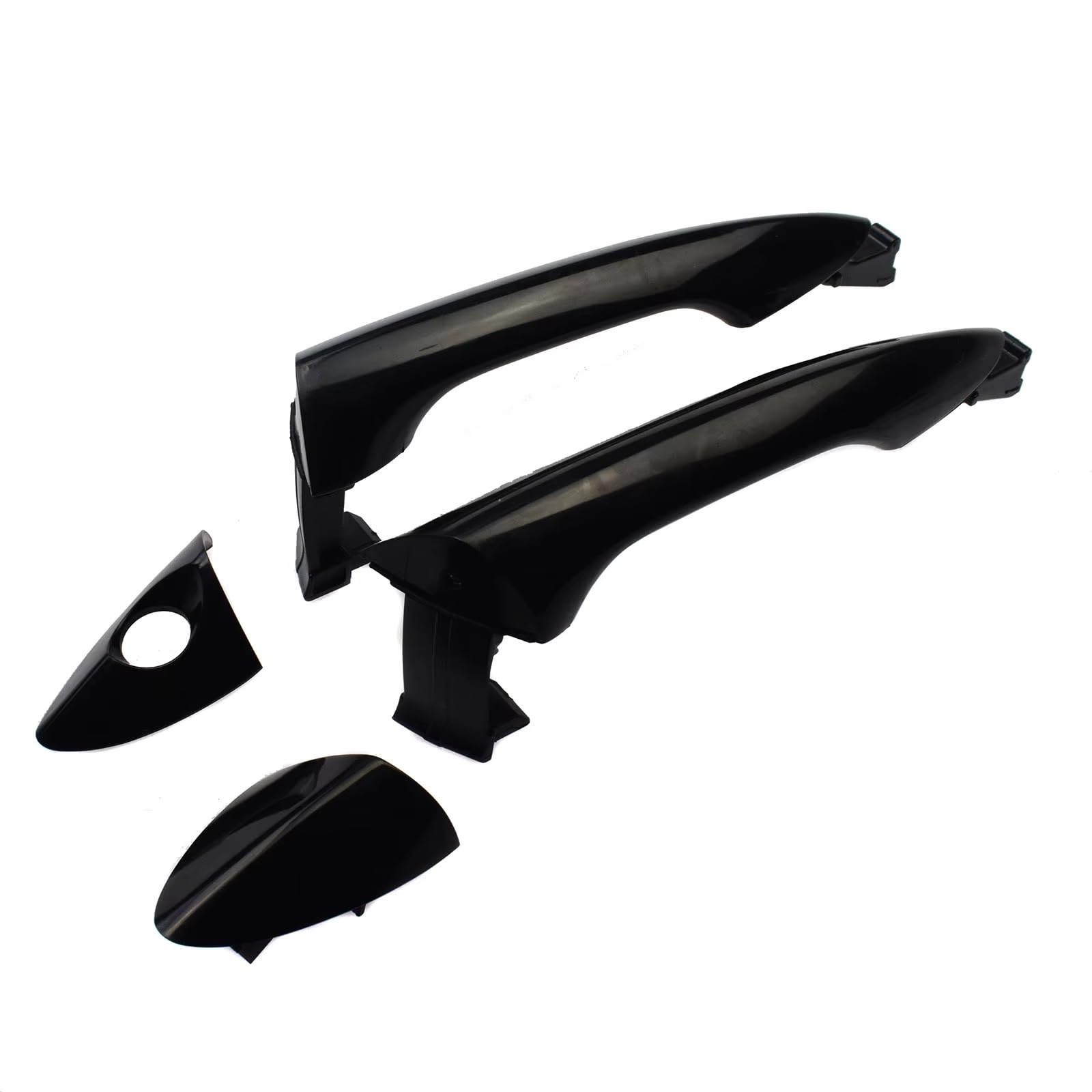 NingRuiBhd Car Sliding Outer Door Handle for Hyundai for Elantra 1.8L 2.0L 2011-2015 Front Rear Left Right Exterior Door Handle(Front Pair)