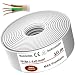 Produktbild MAS Premium 5-100m Feuchtraumkabel Stromkabel Mantelleitung NYM-J 4x1,5, 2,5, 4, 6, 10 oder 16 Elektrokabel Ring für feste Verlegung (NYM-J 4x6 mm², 10m)