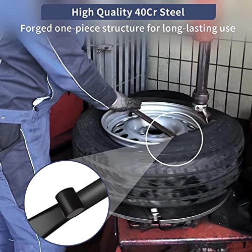 Odeer Tire Mount and Demount Iron - Tire Iron Manual Tire Changer Tire Changing Tool for Tubeless Tires, Tire Bar for Auto or Truck Maintenance, Replace Tire Spoons 38 in x 4/5 in - Image 3