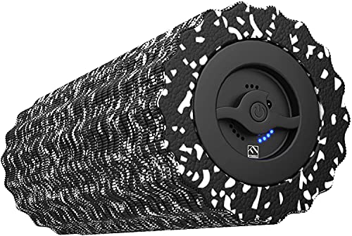 FITINDEX 電動フォームローラー 筋膜リリース 4段階振動強度調節 ヨガローラー ストレッチポール スポーツ フィットネス器具 高耐久性 充電式 振動泡ローラー 日本語取扱説明書 ブラック