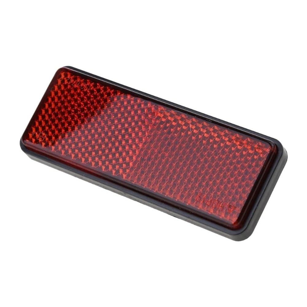 Luces reflector trasero para moto cross placa reflectante rectangular universal 7