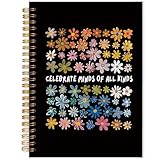 AQYIP Neurodivergent Mental Health Spiral Notebook, Mental Health Journal for Women, ADHD Autism Acceptance Dyslexia Journal, Celebrate Minds of All Kinds Notebooks for Note Taking, 5.5x8.3 Inch
