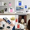 SS Card Holder for Back of Phone, Phone Wallet Stick-on Credit Card Sleeve Pocket Silicone Cell Phone Pouch Compatible for iPhone,Samsung Galaxy and Most SamrtPhones 4 Pack - Image 7