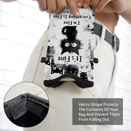 Image of Cell Phone Sleeve Pouch Case Bag with Crossbody Strap Neck Lanyard for Women Men, Cat Lover Gifts Cell Phone Crossbody Bag 7.1x3.9 Inch