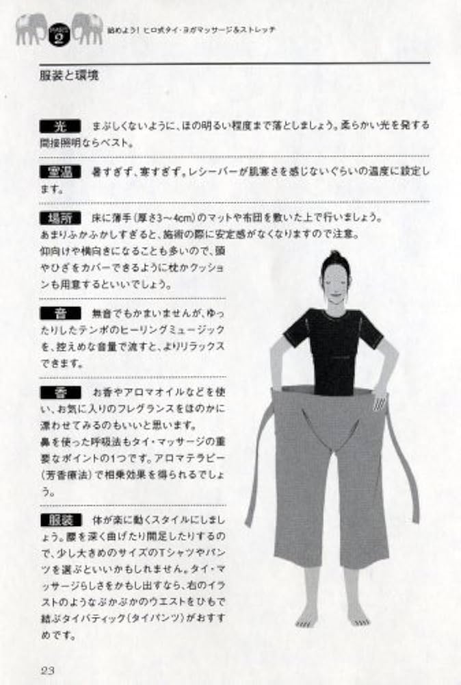 ヒロ式タイ・ヨガマッサージ&ストレッチ―心とカラダ極上RELAX