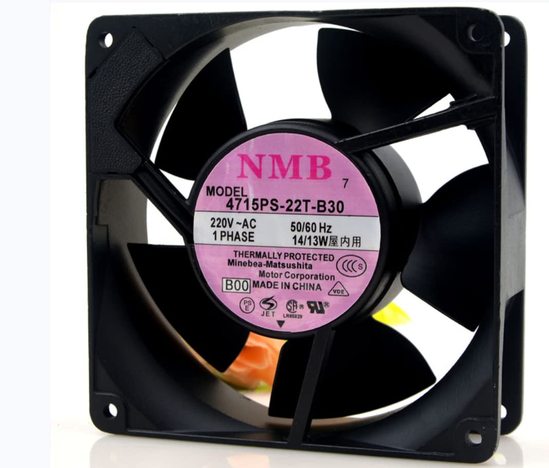 4715PS-22T-B30 120x120x38mm 220V 14/13W 2300/2500RPM 75/90CFM Cooling Fan