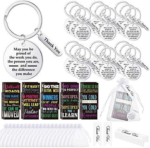 JTAMOHI Teacher Appreciation Gift Set - Includes Tumbler, Bracelet, Keychain & Card (Pink Themed) - View #2