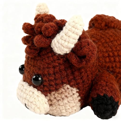 Kit de crochet de vache avec tutoriel vidéo pas à pas