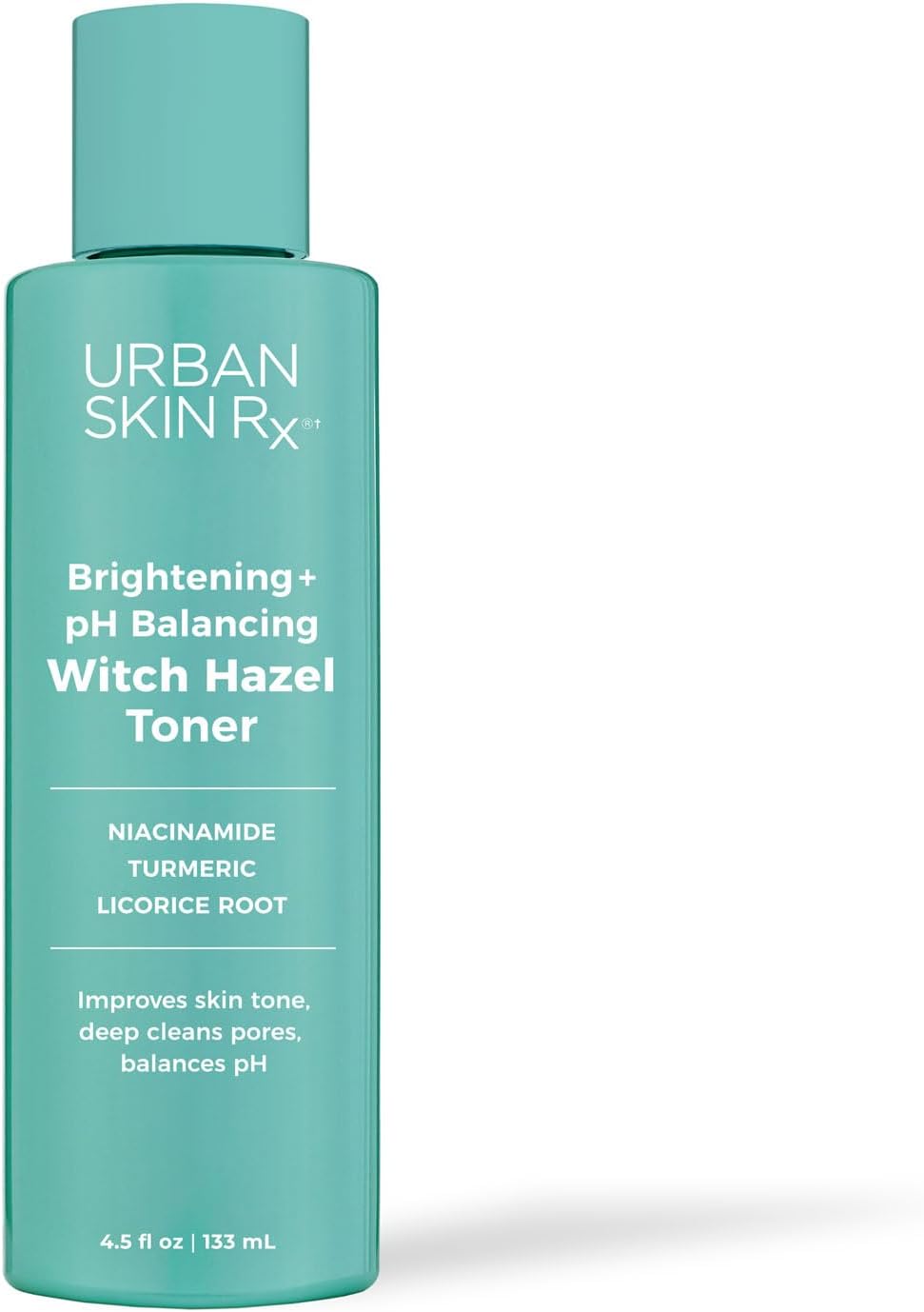 - Urban Skin Rx Witch Hazel Brightening & pH Balancing Toner, Exfoliated & Clarifies Clogged Pores, Improves the Appearance of Uneven Skin Tone, Reduces Redness & Brightens Dull Complexions, 4.5 Fl Oz