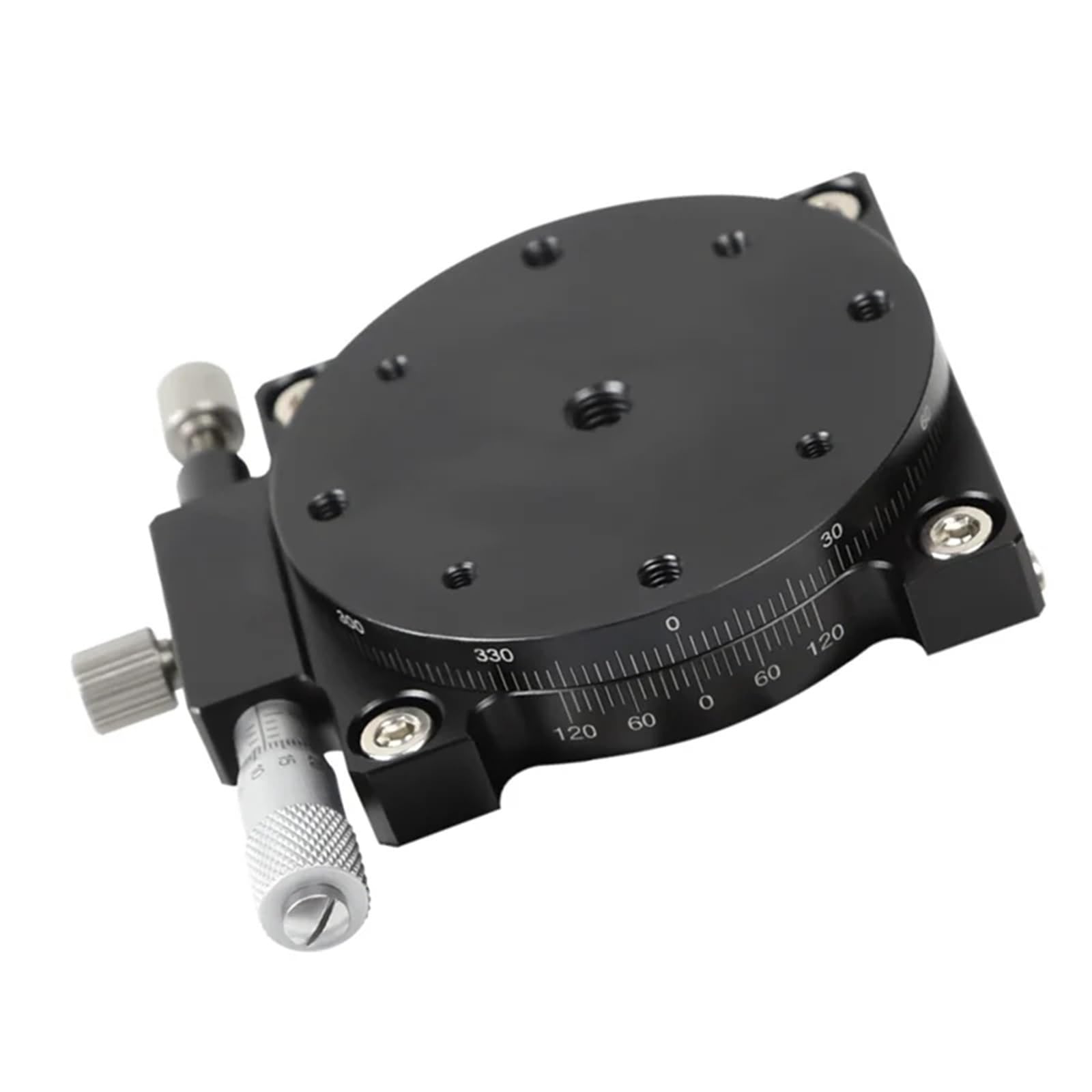 WNVXJGNSO 60Mm Fine Tuning Optical Sliding Stage, R-Axis Manual Linear Stage Trimming Platform Bearing Tuning Sliding Table