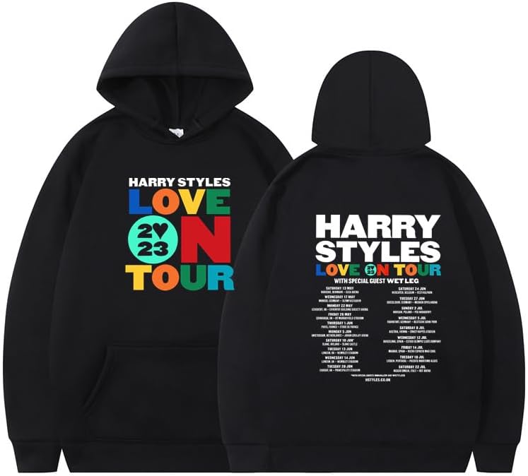 Men's Love on Tour Hoodie Long Sleeve Sweatshirt Love on Tour Concert 2023 Hoodie Music Merch Concert Outfits