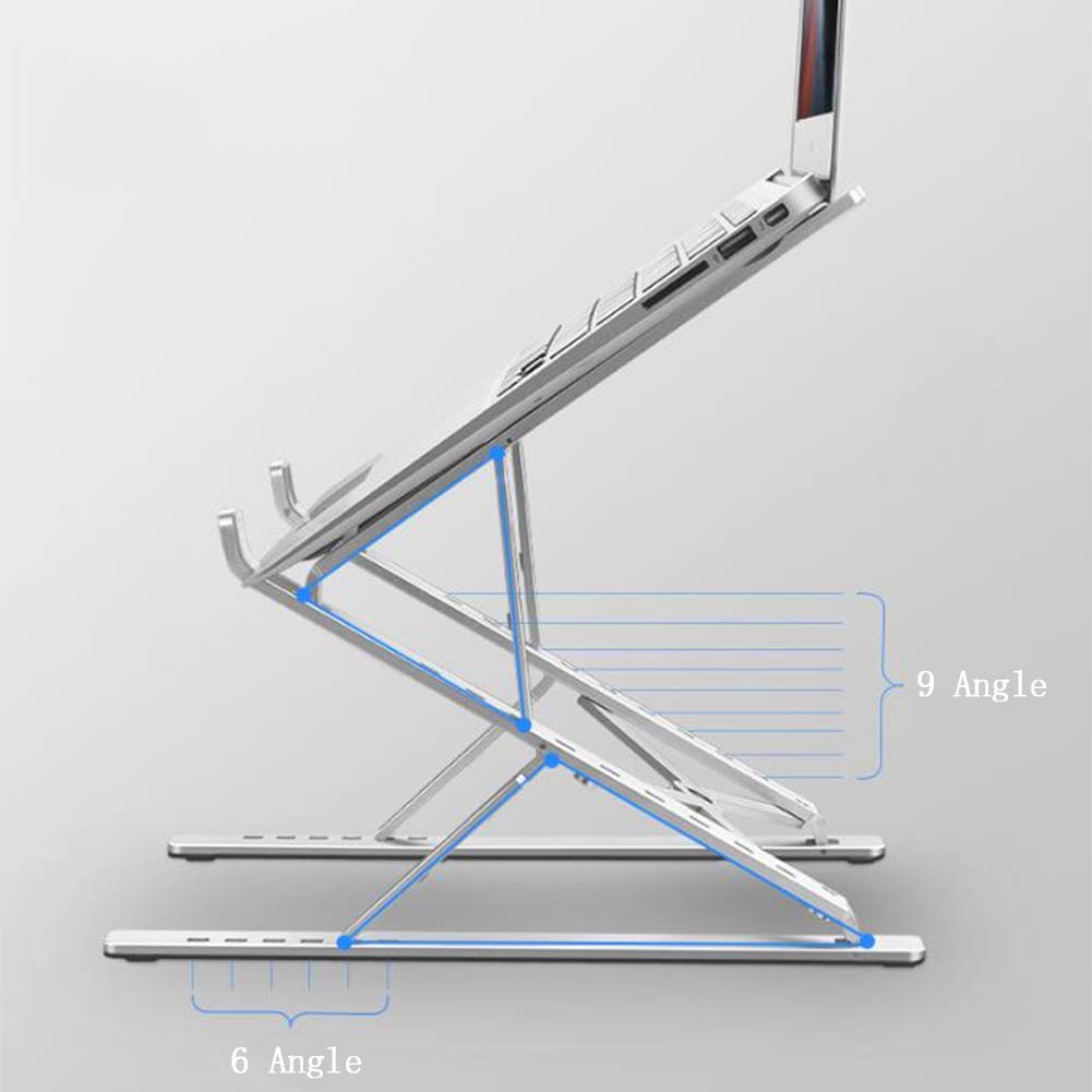 Supporto per Laptop, Supporto ergonomico Regolabile per Laptop Supporto per Monitor Portatile Pieghevole Compatibile con Tutti i Laptop, più Laptop da 11-23 Pollici