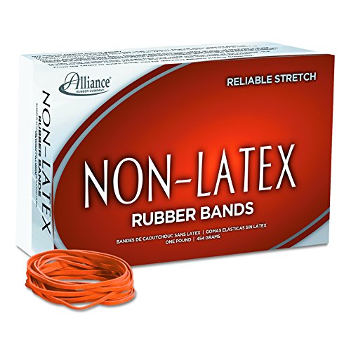 Alliance Rubber Non-Latex Rubber Bands - Size #33, Orange, 720/Bx (37336) #TOP2