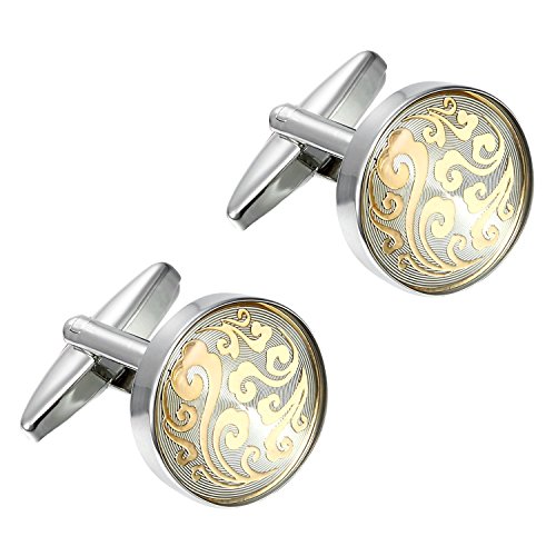 Image of Stunning Mens Nautical Knot Stainless Steel Cufflinks