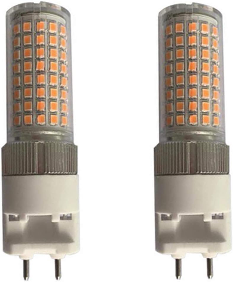G12 LED Light Bulbs 12W(120W Halogen Incandescent Floodlight Replacement) G12 LED Bulbs Warm White 3000K LED Corn Light Bulb for Home Warehouse Factory,Not Dimmable,120 LED 2835 SMD,Pack of 2