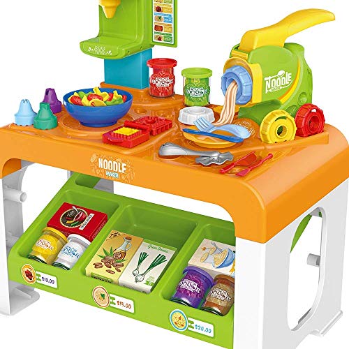 WEHOLY Spielzeug Kinder pädagogische handgemachte DIY Form Werkzeugset Nudel Maschine Spielhaus Spielzeug Kinder… – Bild 3