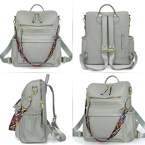 Image of Dora & Liz Womens Backpack Purse Leather Backpack Purse for Women Travel Fashion Backpack Designer Ladies Shoulder Bags