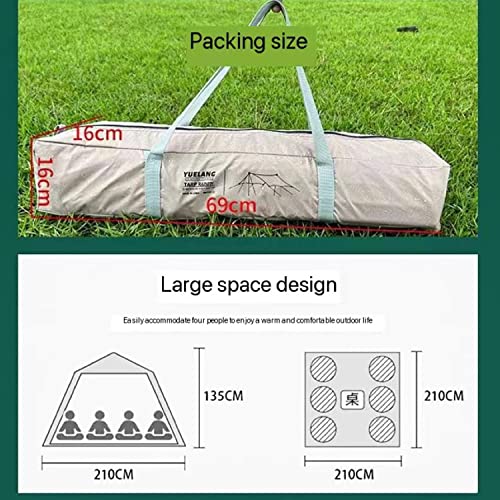 Carpa plegable portátil impermeable para camping miniatura 6