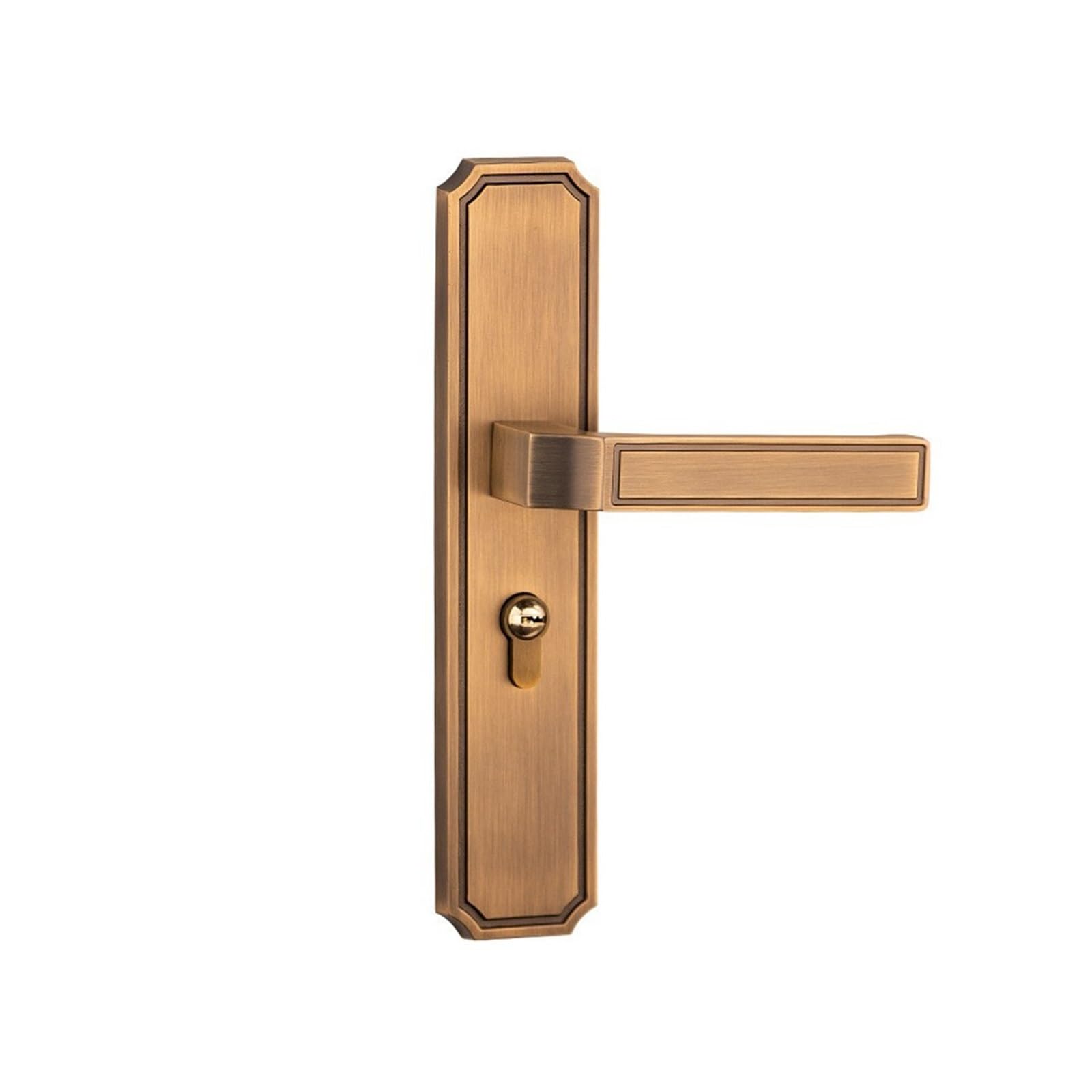 Poignée de porte de chambre à coucher magnétique et silencieuse